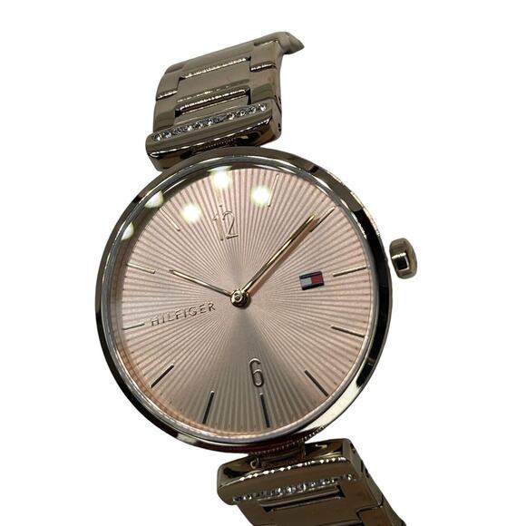 Tommy Hilfiger Rose Gold Tone Bracelet Watch Stainless Steel Crystal Chic (Aria) - Picture 3 of 16